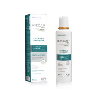 Embalagem de Imecap Hair Max shampoo antiqueda