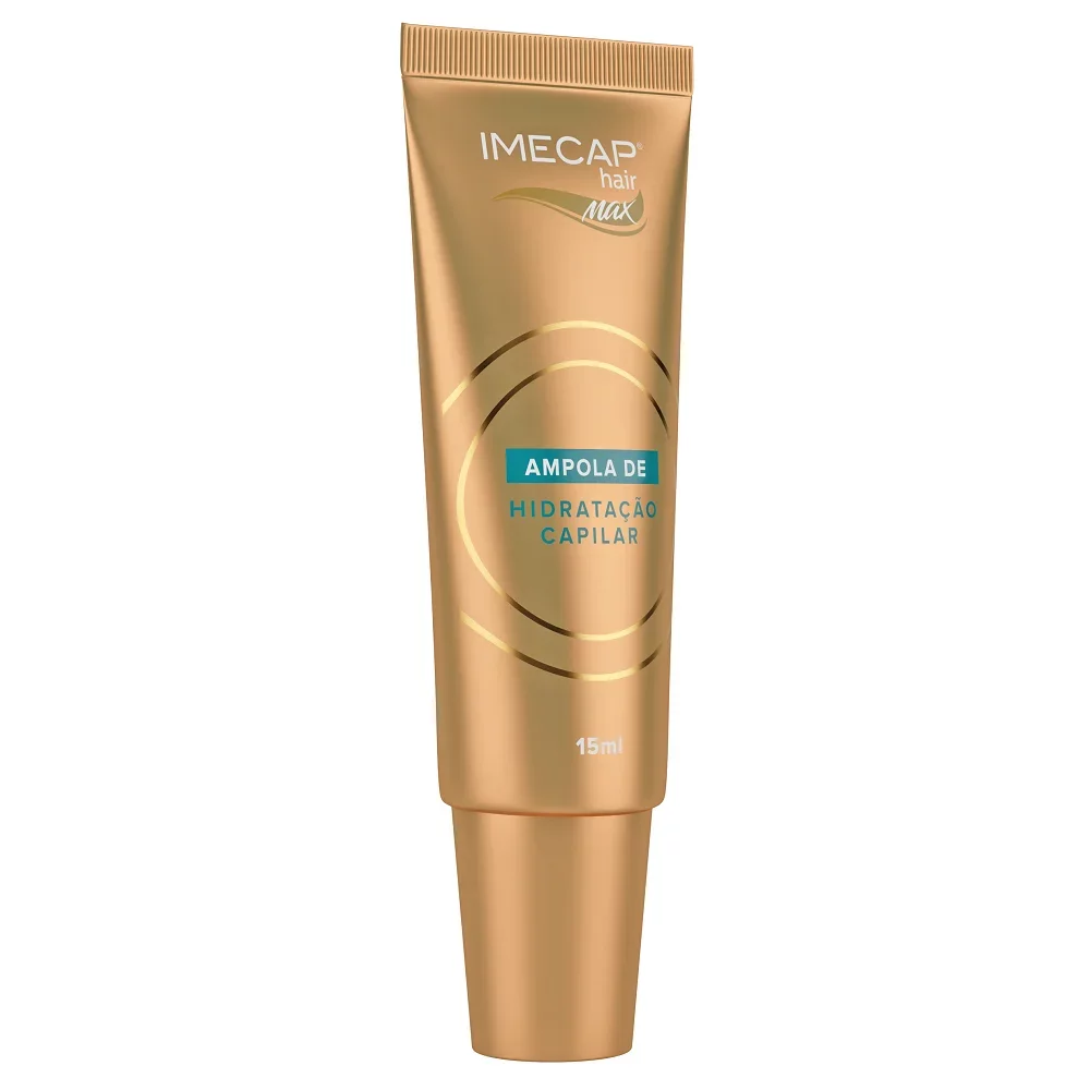 Imecap Hair Max Ampola de hidratação capilar Emablagem Imecap Hair Max Ampola de hidratação capilar
