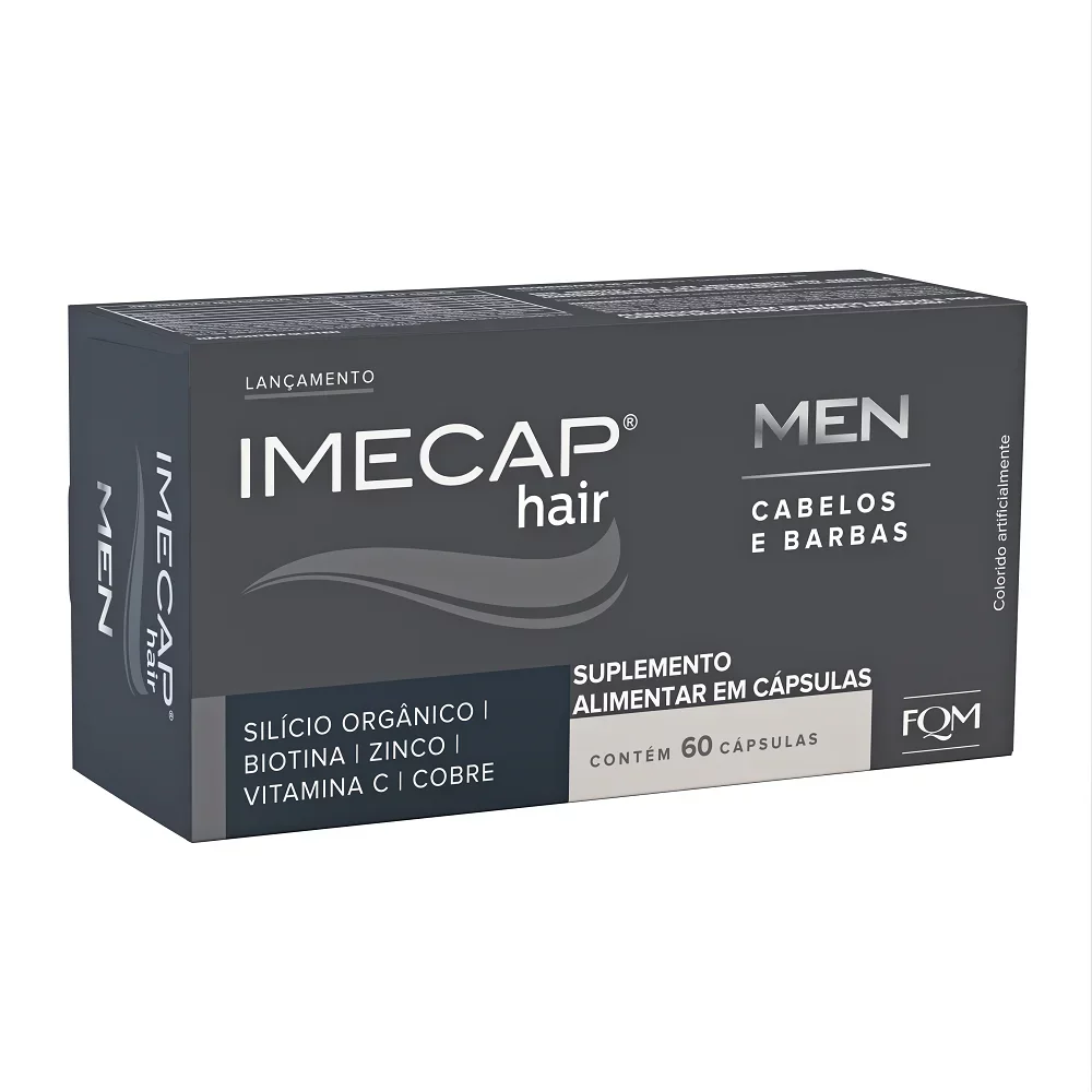 Embalagem Imecap Hair Men Cápsulas