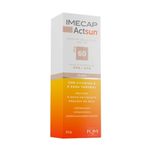 Embalagem Imecap Actsun FPS 60 Facial Cor Clara