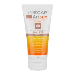 Embalagem Imecap Actsun FPS 60 Facial Cor Média