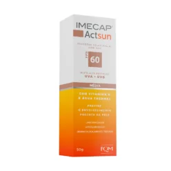 Embalagem Imecap Actsun FPS 60 Facial Cor Média