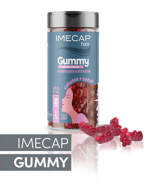 Embalagem Imecap Hair Gummy