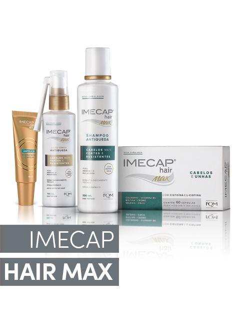 Embalagem Linha Imecap Hair Max